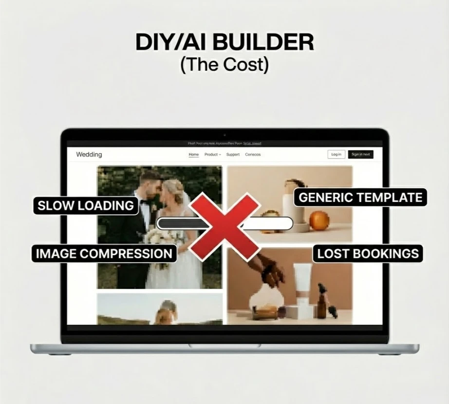 disadvantages of diy website builder