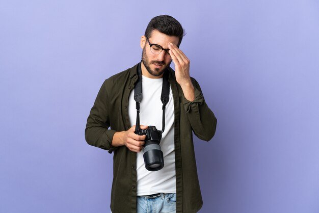 sad frustated videographer