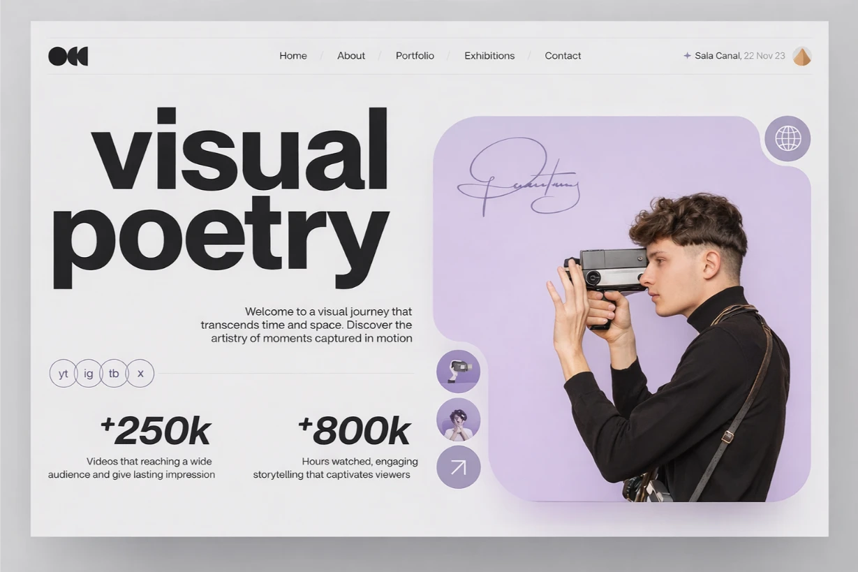 Videography Portfolio Website