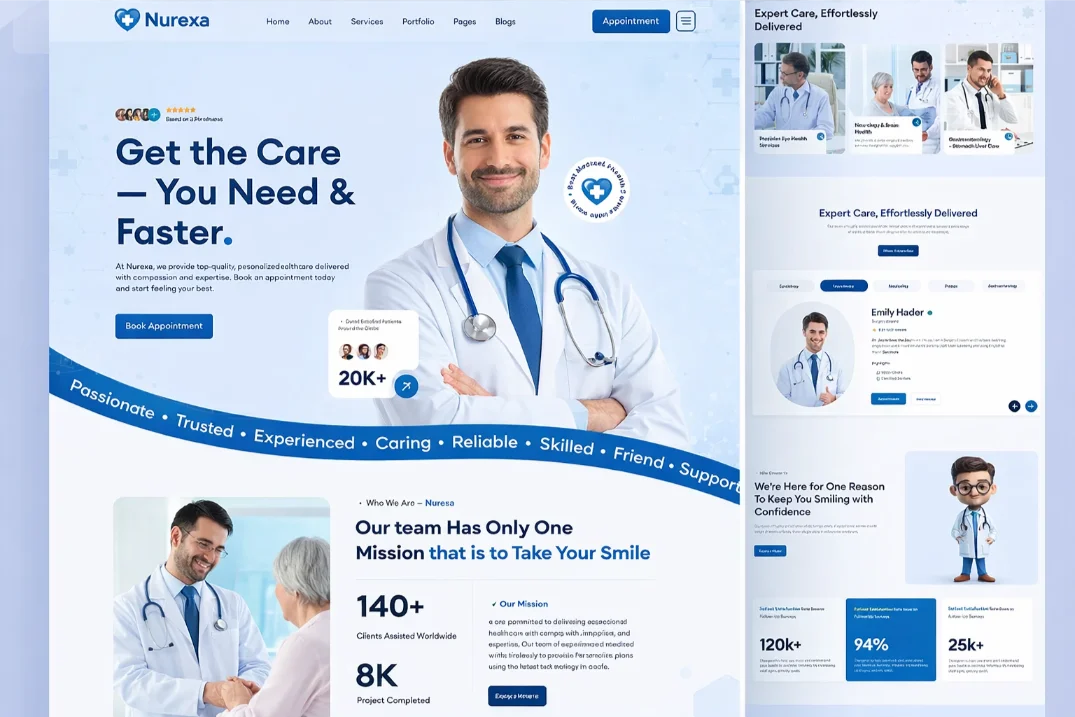 doctor and clinic website