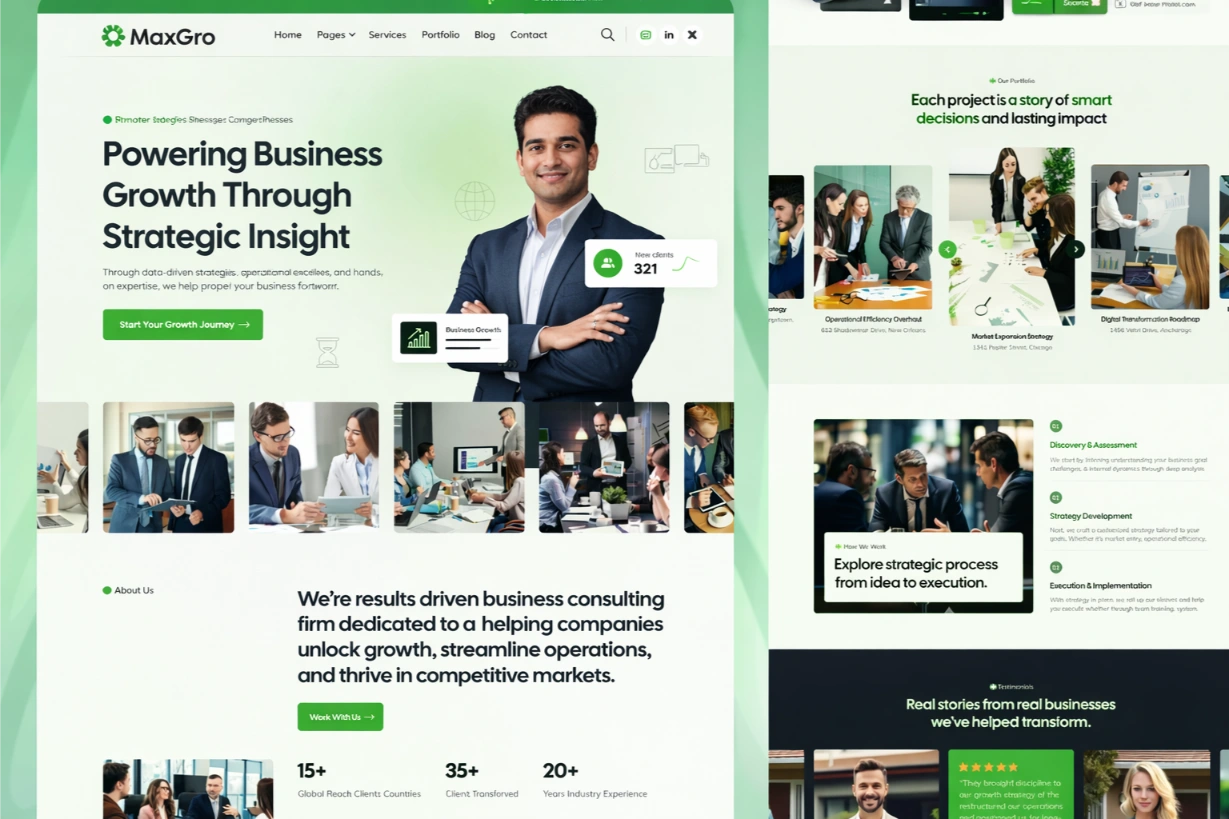 growth and strategy consultant website