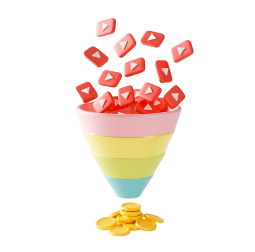 Content Creator sales funnel icon