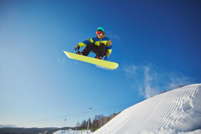 snowboarding