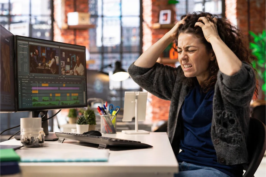 frustated video editor
