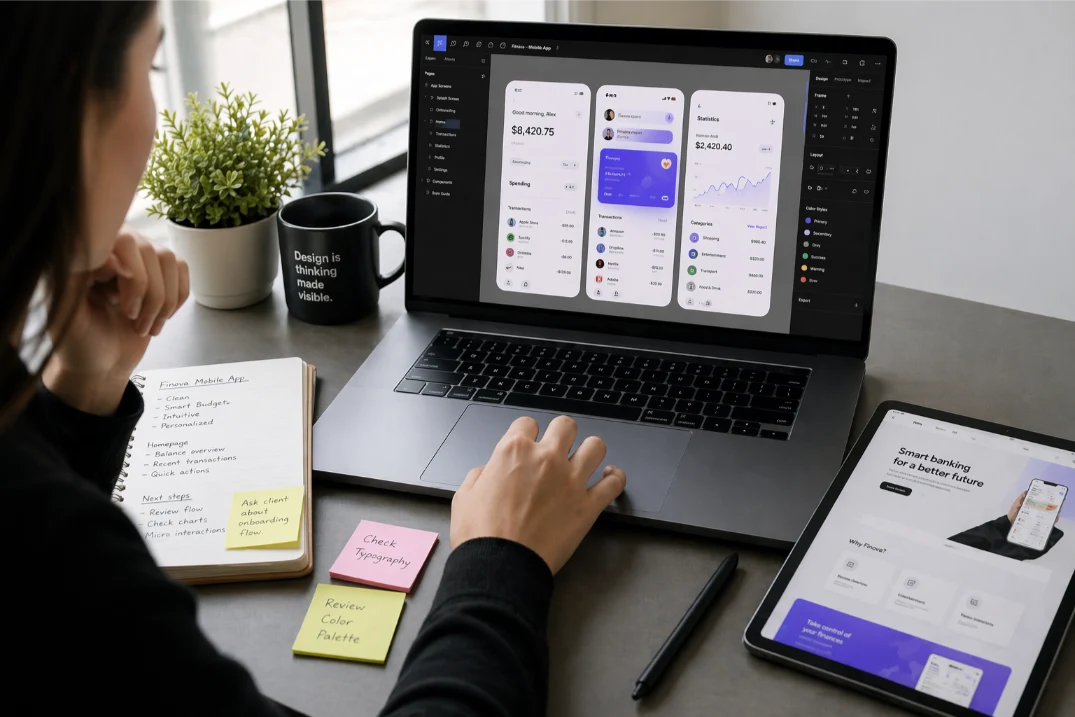 UI/UX design work