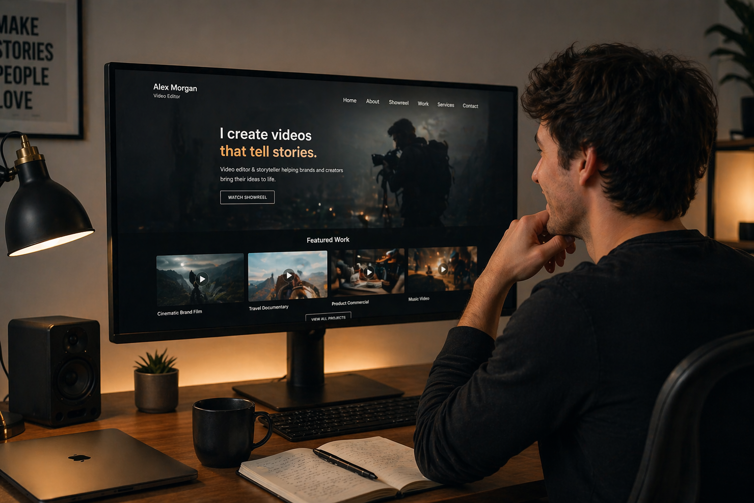 Video Editor Video Editor portfolio Website live