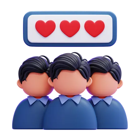 loyal fan 3d icon