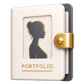 Model Model portfolio icon 3d