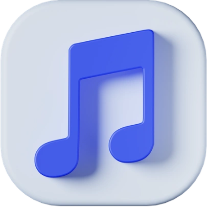 music 3d icon