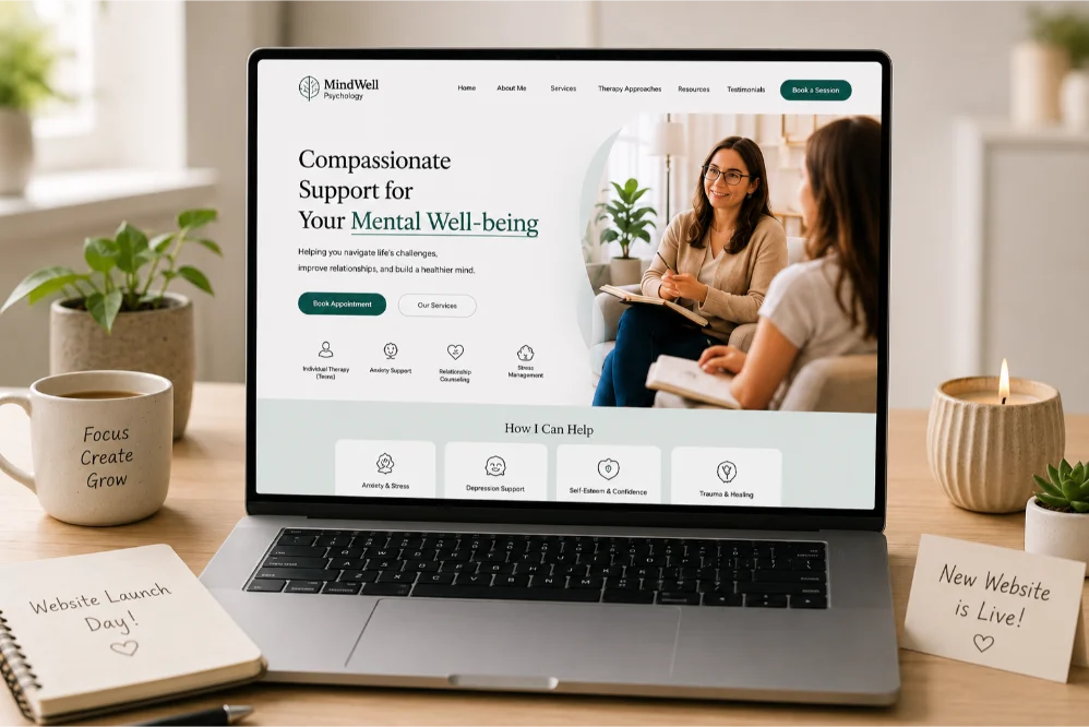 psychologist website launch