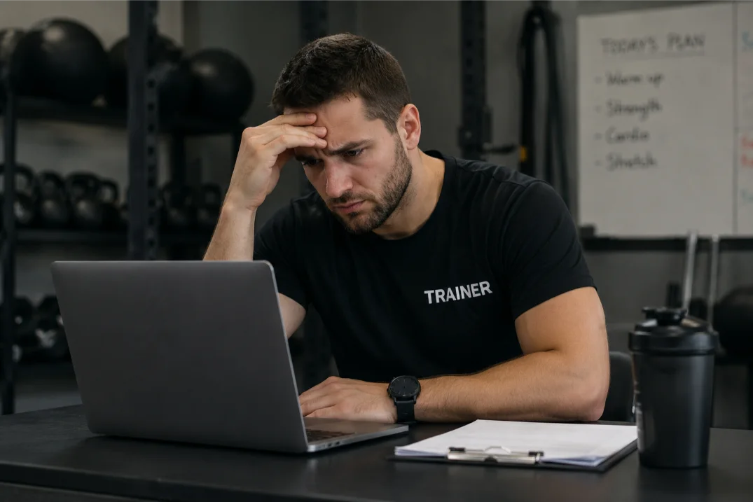 Trainer getting sad due to no customers
