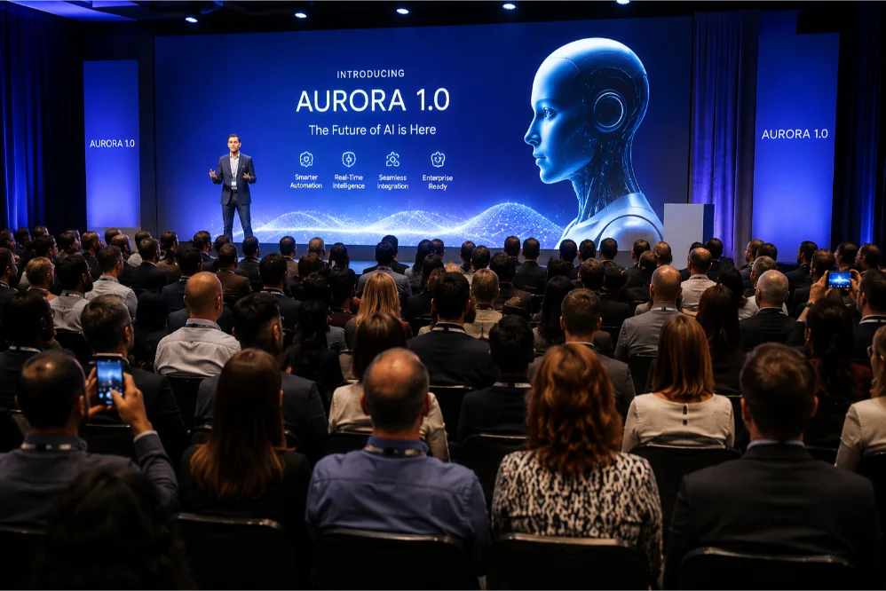 New AI product launch business event