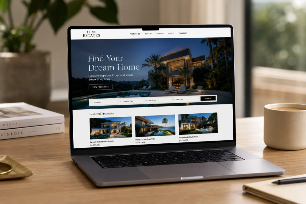 Real Estate agent Website launch